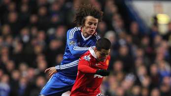 Javier Hernandez and David Luiz