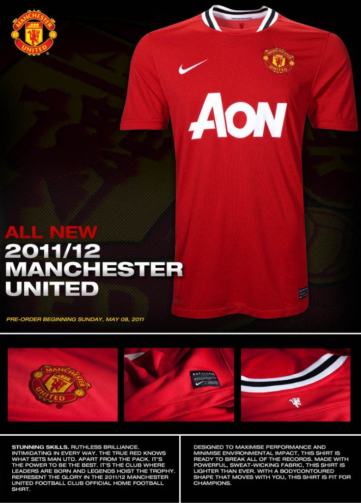 New Manchester United kit 2011/12