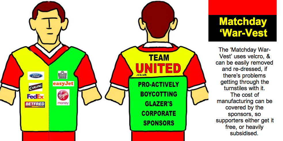 Match day war-vest - Team United