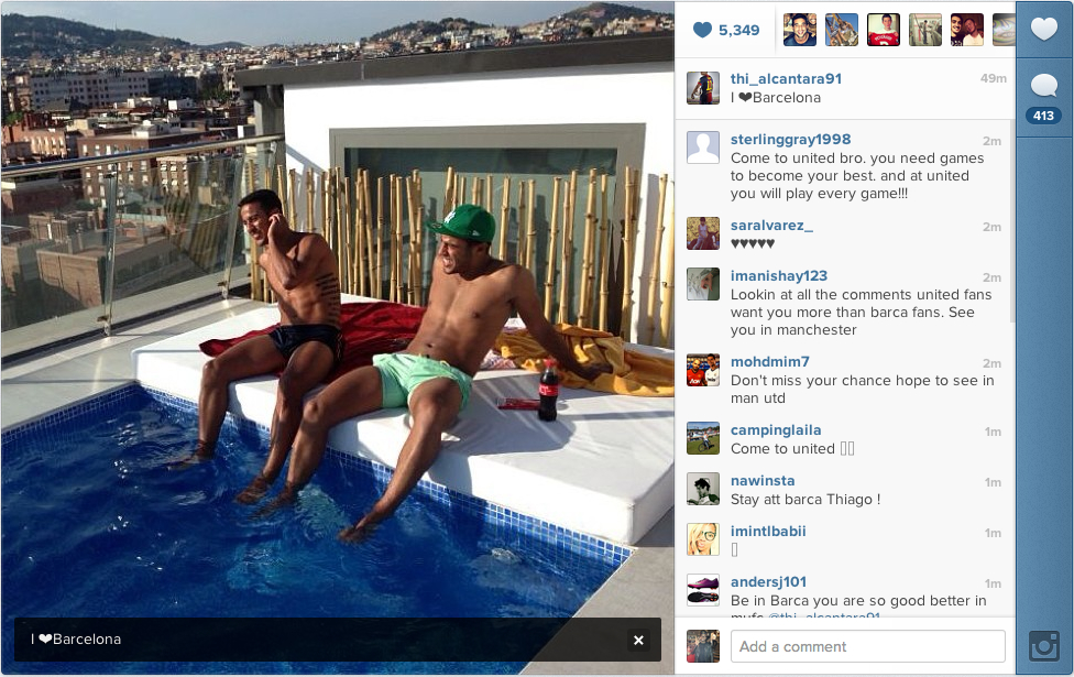 Thiago via Instagram