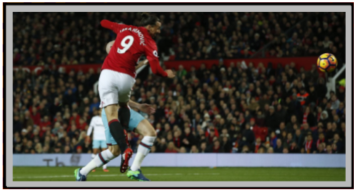 Ibra heads Man United level against West Ham