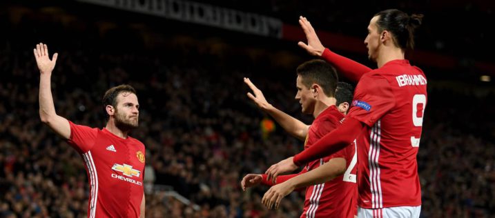 Juan Mata scores the winner for Manchester United over Rostov. Give that man a banana.