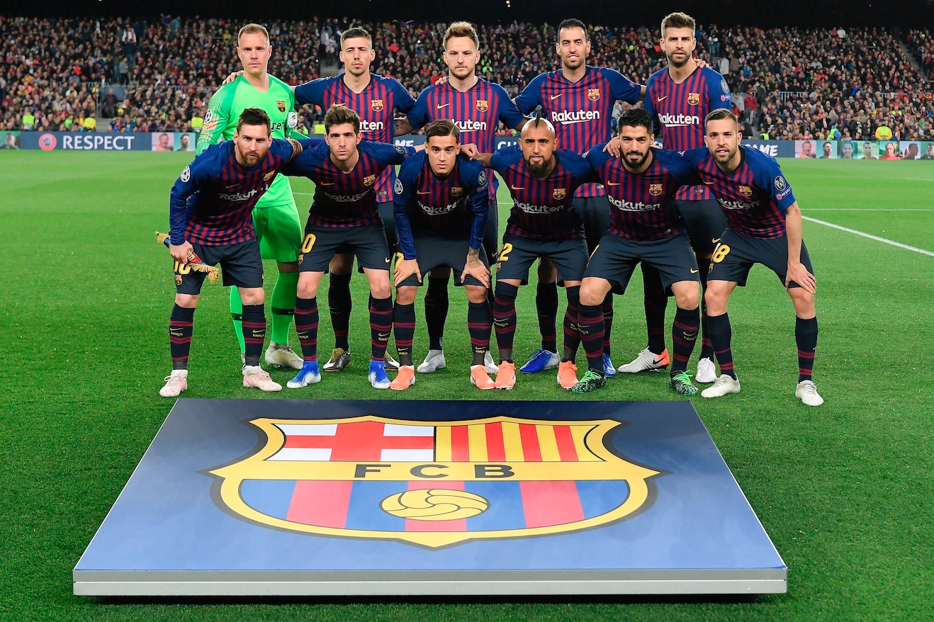 Barcelona team photo