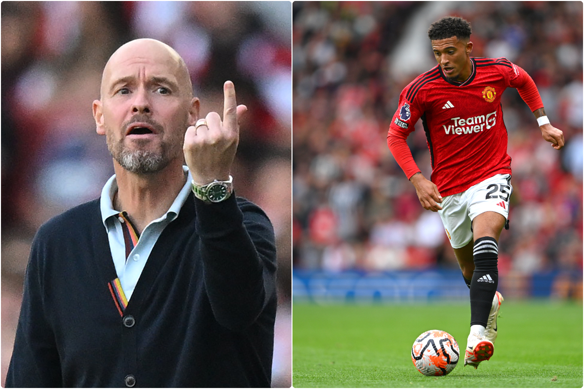 Jadon Sancho Man United Premier League 