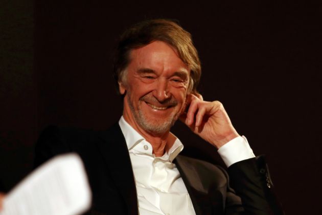 Sir Jim Ratcliffe smiling in interview