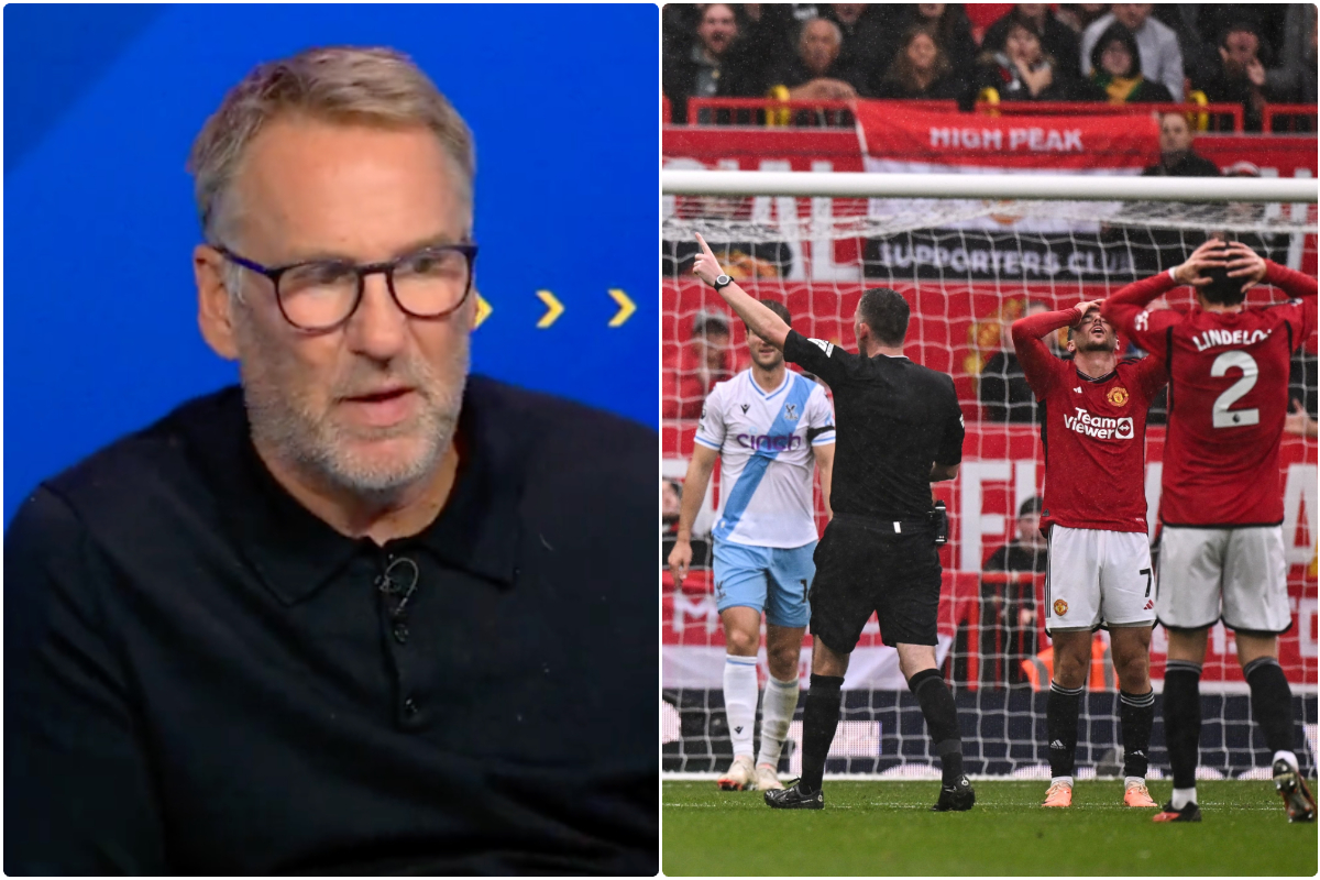 Paul Merson accuses Manchester United of having no game plan vs Crystal Palace