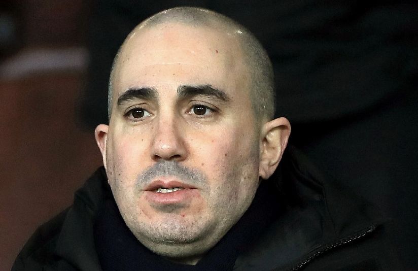 Man Utd CEO Omar Berrada looking on