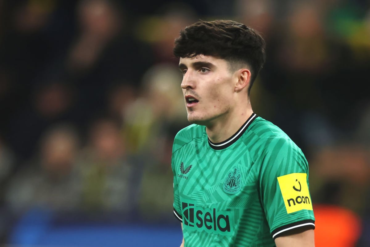 Tino Livramento in action for Newcastle