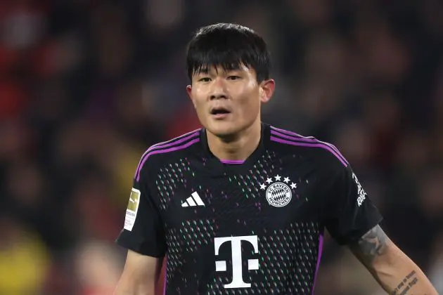 Kim Min-jae in action for Bayern Munich
