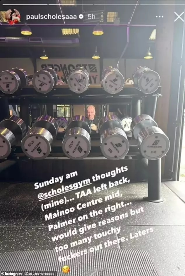Paul Scholes Instagram England Man United Paul Scholes Instagram England Man United