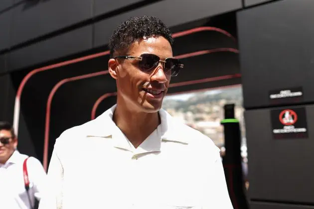 Raphael Varane attending Monaco GP