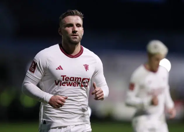 Luke Shaw's appearance on social media was deemed untimely by a section of United fans