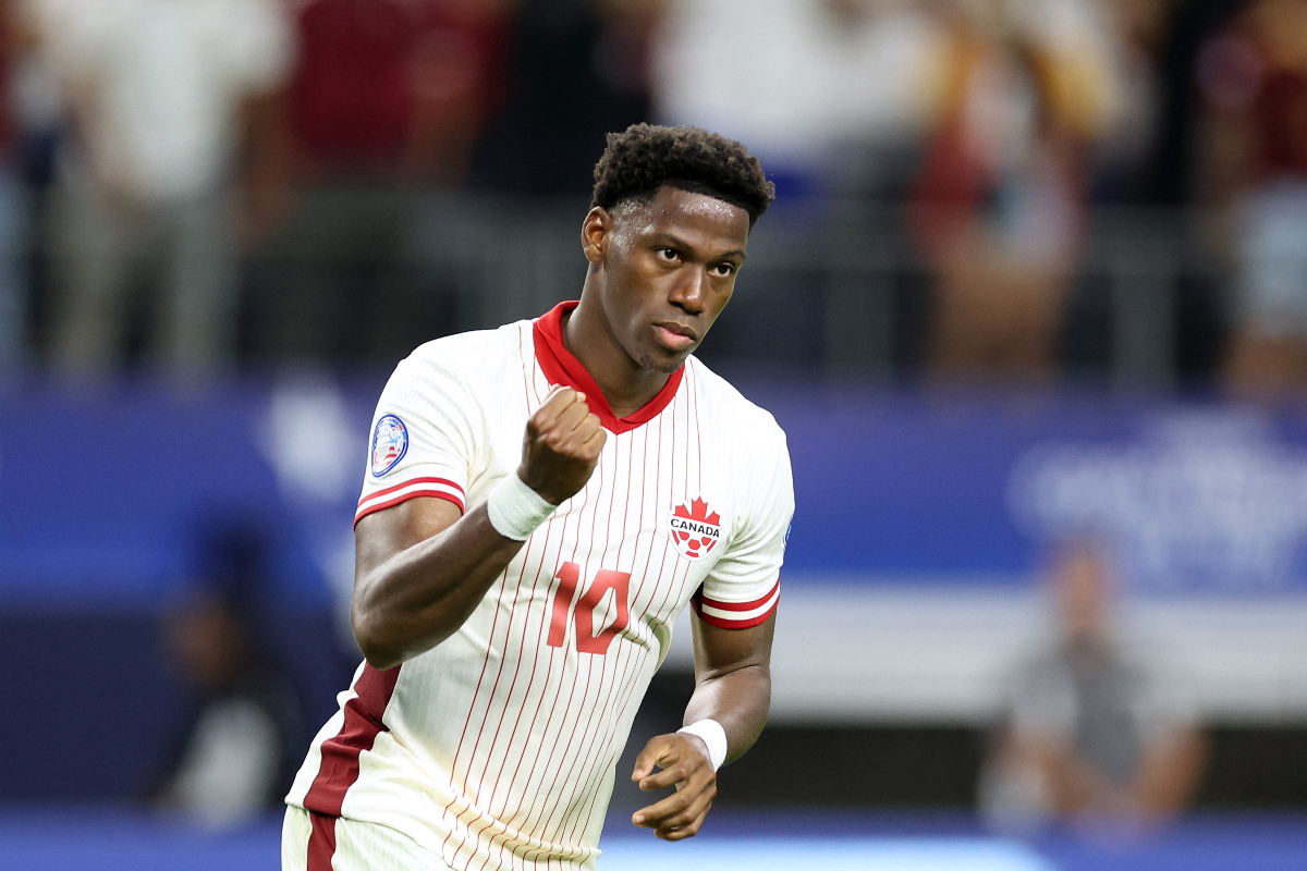 Jonathan David representing Canada