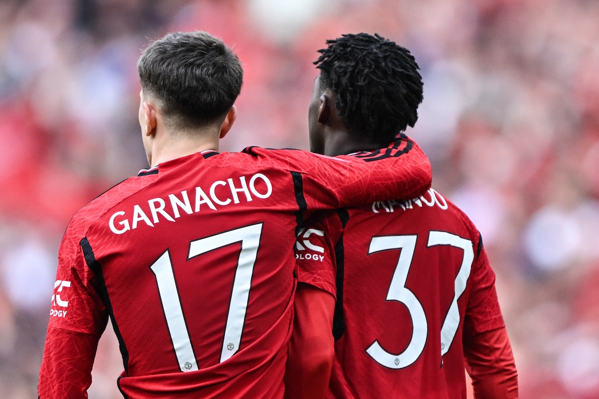 Alejandro Garnacho & Kobbie Mainoo in FA Cup final