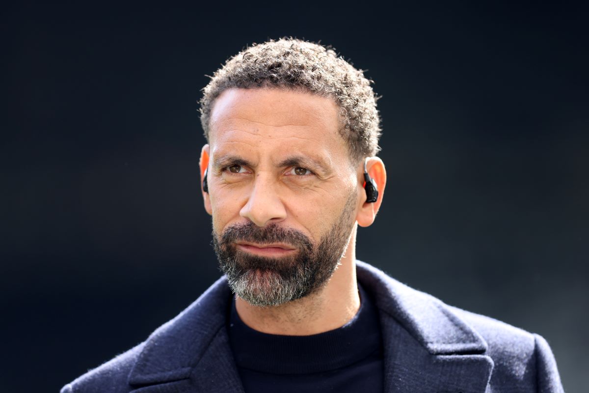 Rio Ferdinand looking on