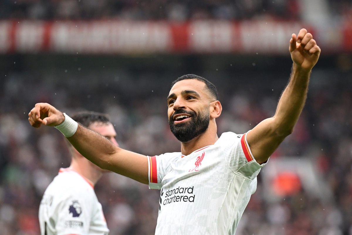 Mohamed Salah in action for Liverpool