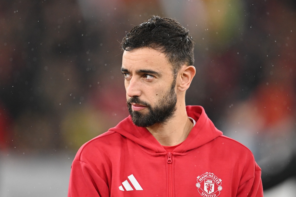 Man United midfielder Bruno Fernandes