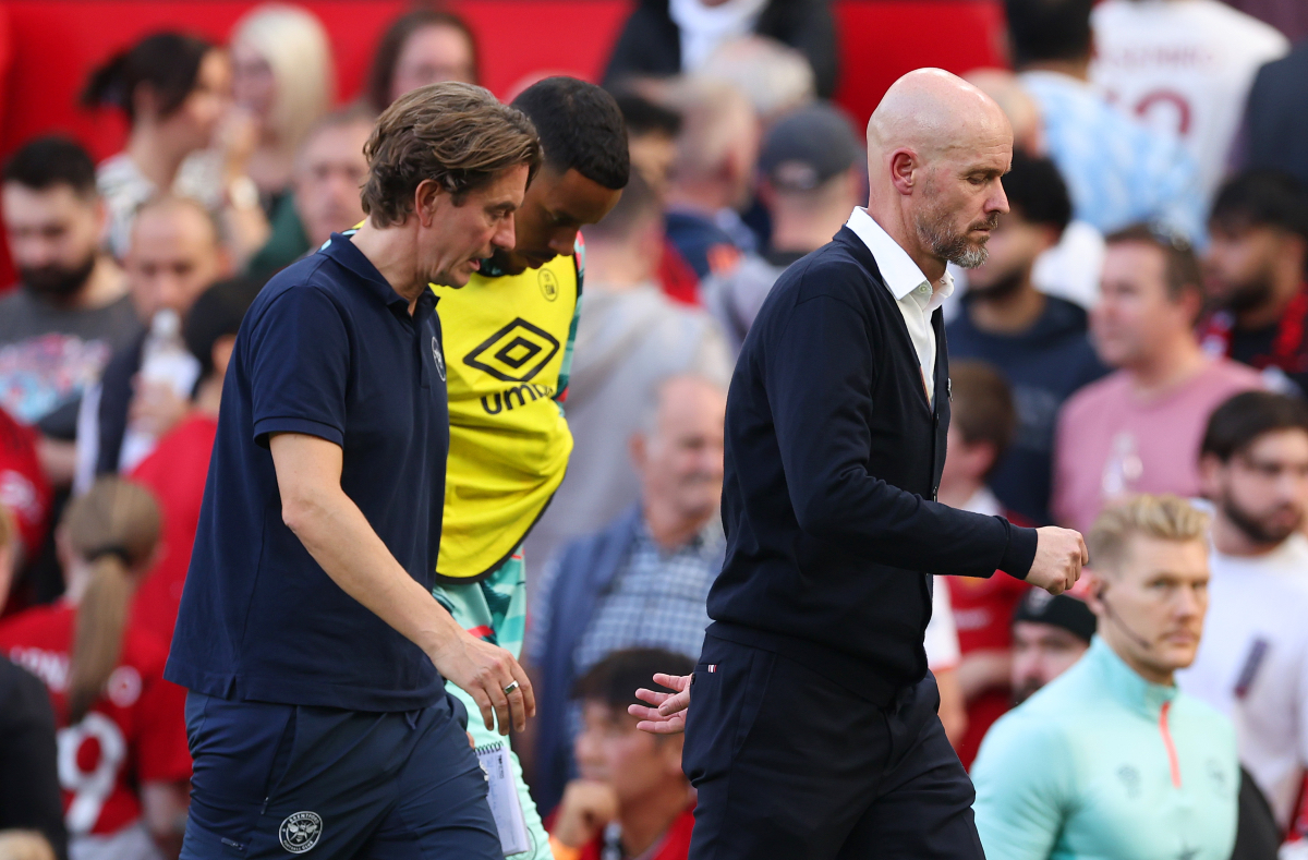 Erik ten Hag is confident he’ll still be Manchester United manager when the Reds welcome Thomas Frank’s Brentford side to Old Trafford on October 19. Erik ten Hag is confident he’ll still be Manchester United manager when the Reds welcome Thomas Frank’s Brentford side to Old Trafford on October 19.