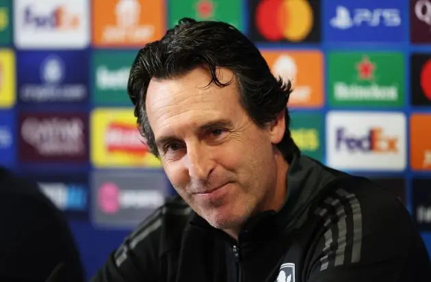 Unai Emery in press conference
