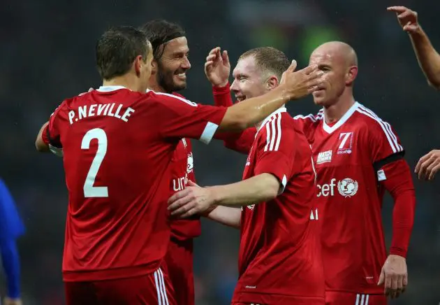 Gary Neville still fond of his partnership with David Bekcham