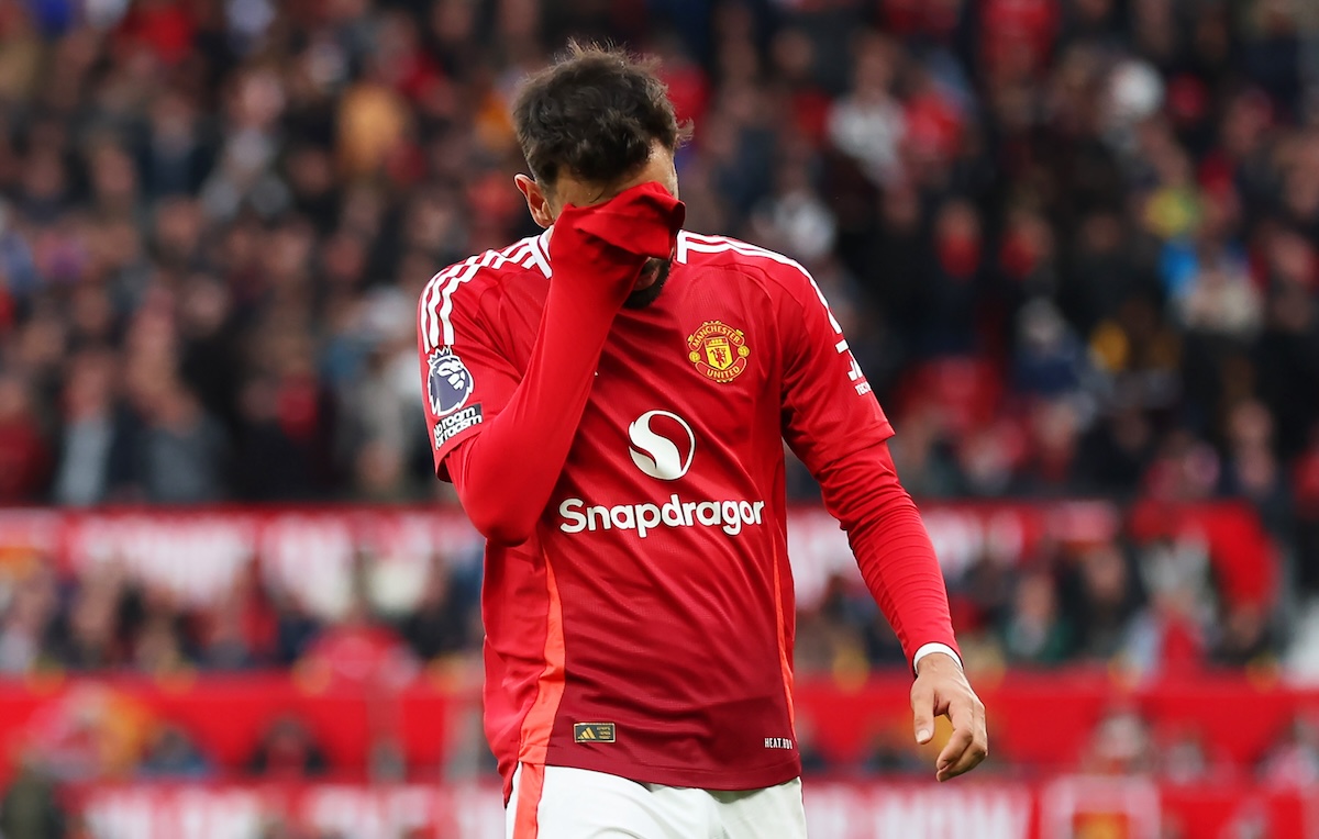 Bruno Fernandes has not scored for Manchester United since April