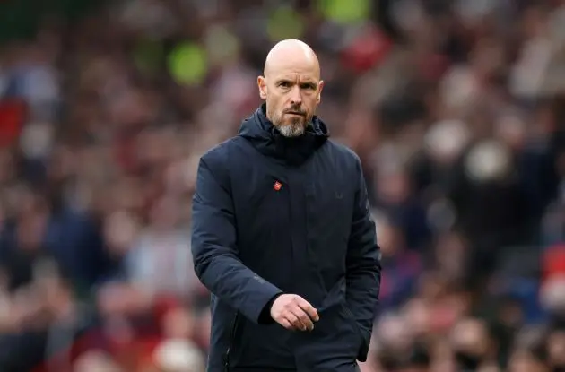 Erik ten Hag looking on