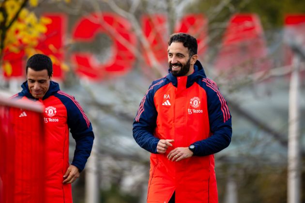 Ruben Amorim opted to utilise Antony at right-wing back yesterday.