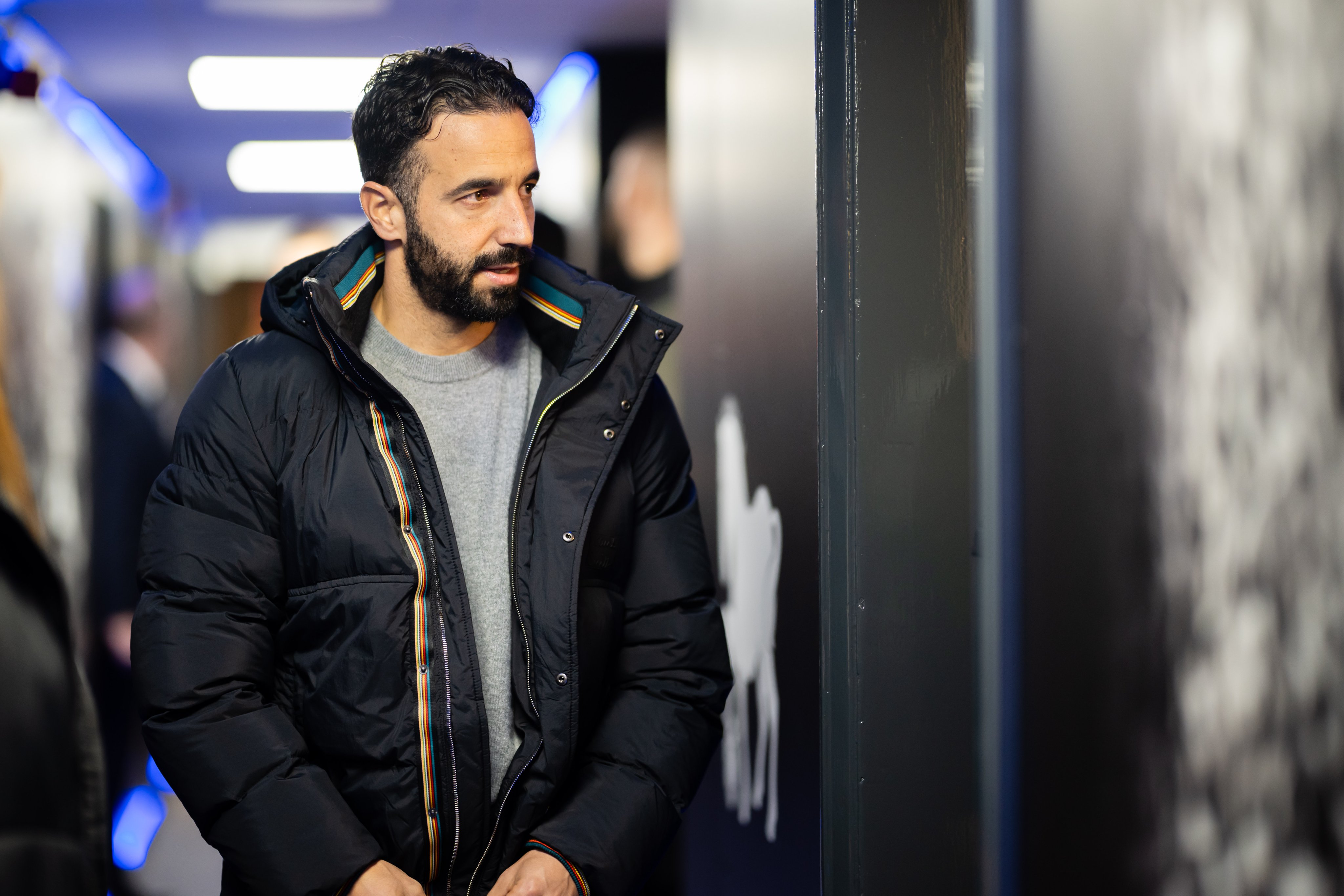 Ruben Amorim took charge of his first game as Manchester United manager