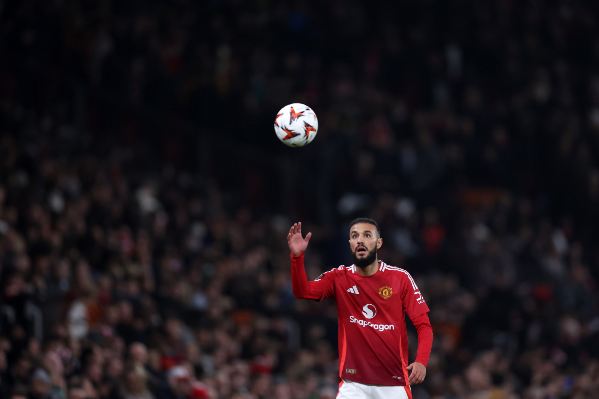 Noussair Mazraoui of Manchester United.