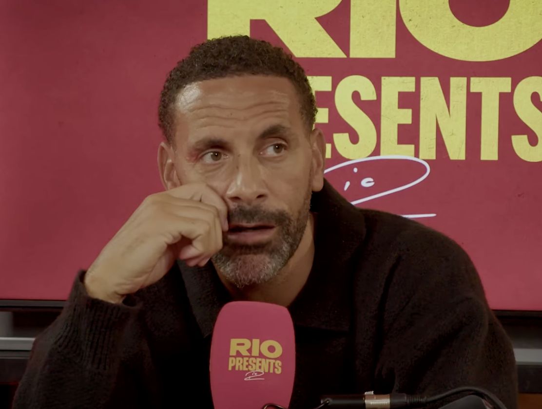 Rio Ferdinand talking on his podcast