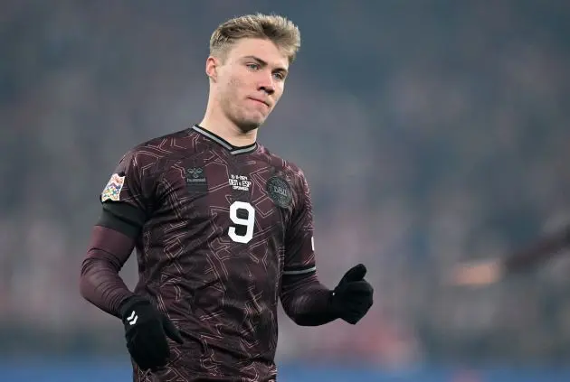 Rasmus Hojlund starving for service at Man United
