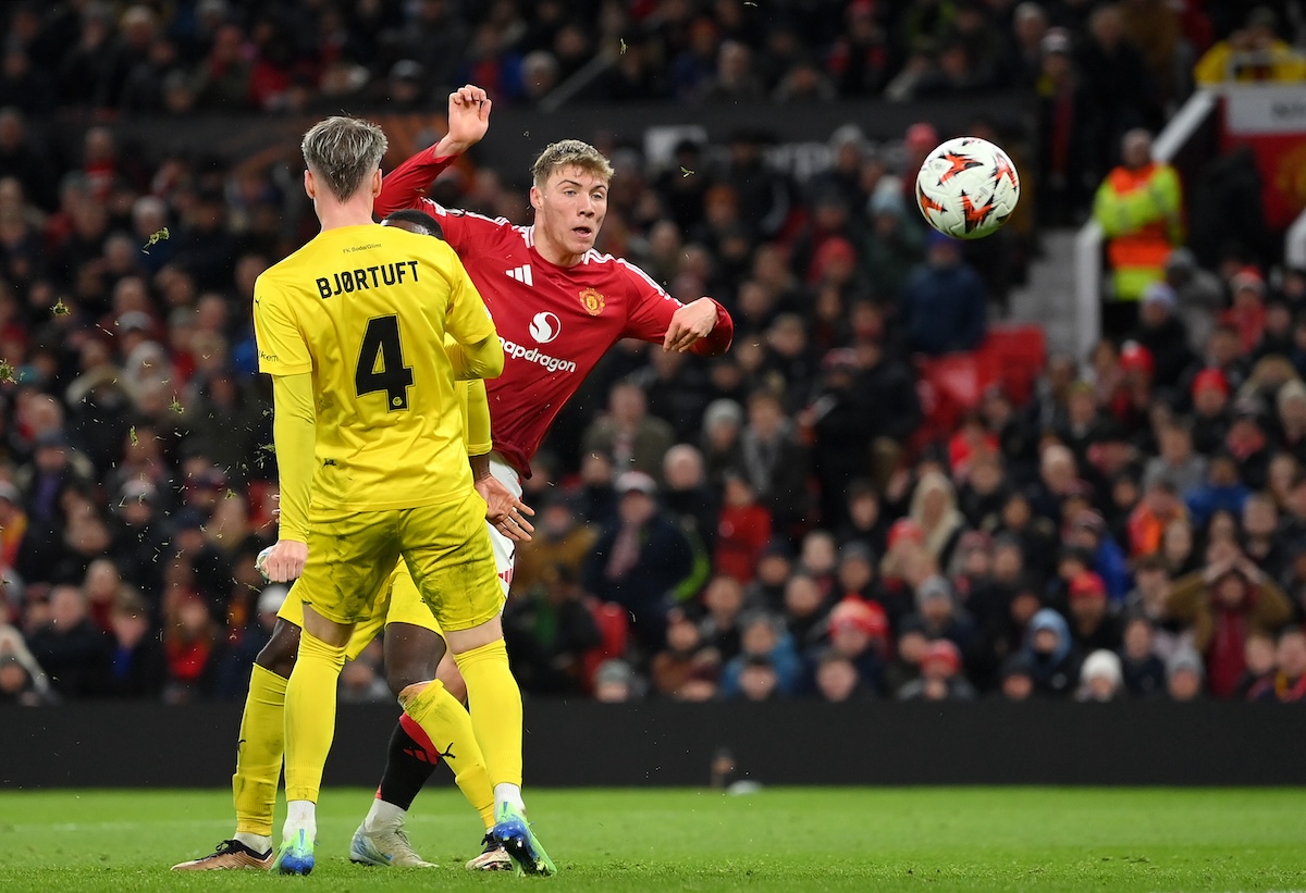 Rasmus Hojlund didn't fluff his chance against Bodo