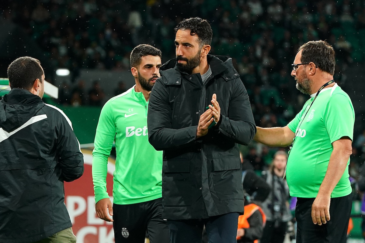 Ruben Amorim faces Manchester City in the Champions League