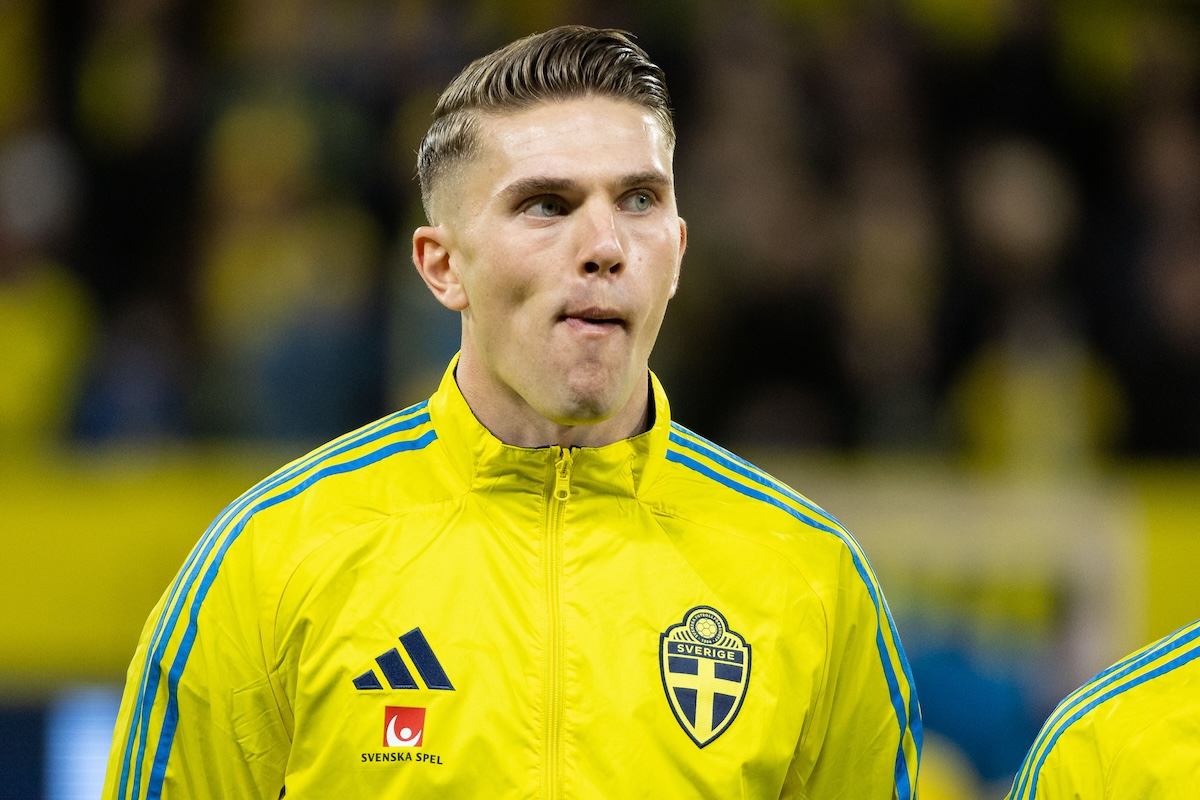 Viktor Gyokeres representing Sweden