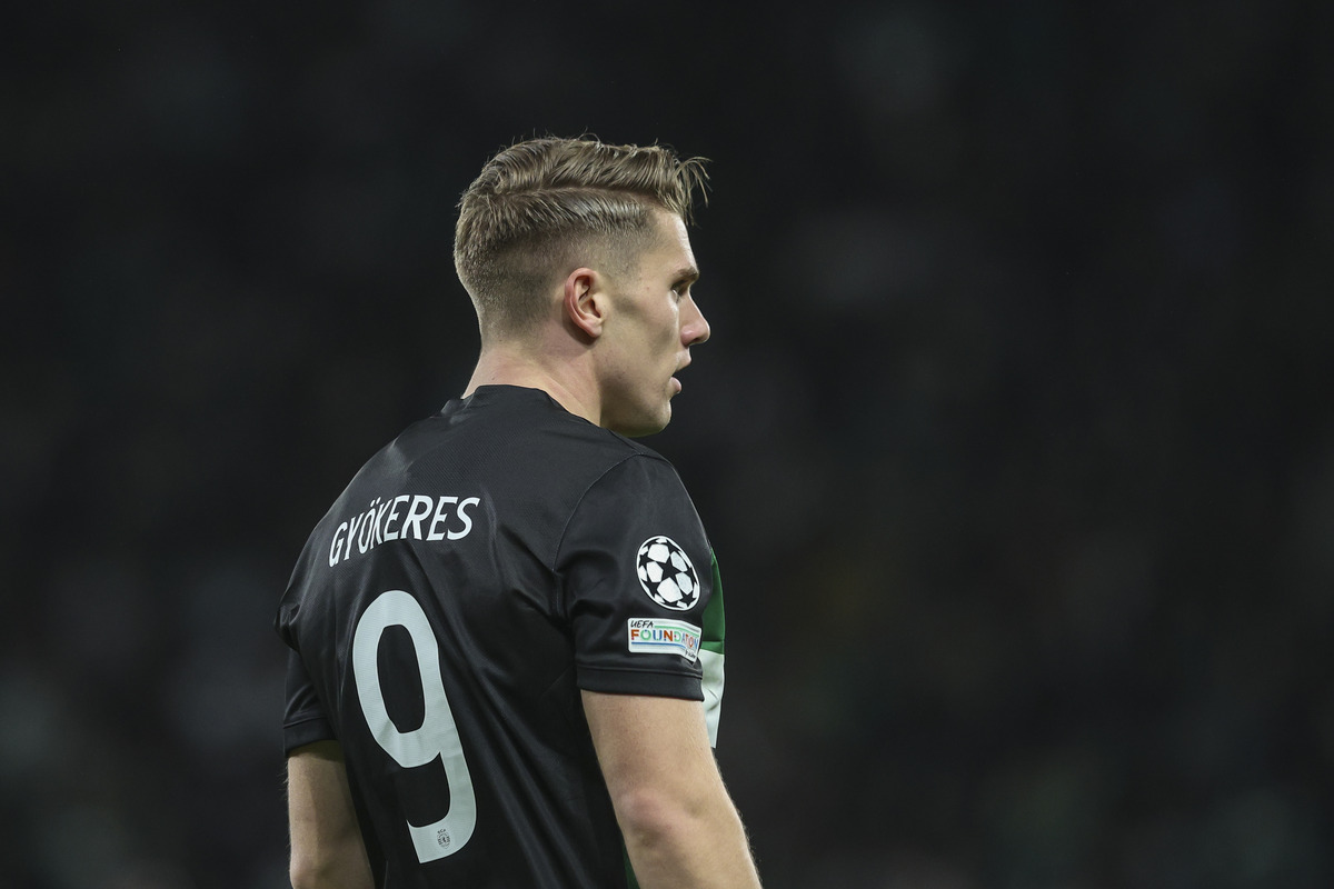 Viktor Gyokeres in action for Sporting CP