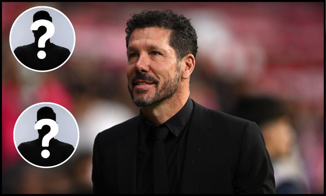MADRID, SPAIN - APRIL 14: Diego Simeone, Head Coach of Atletico de Madrid, looks on prior to the LaLiga match between Atletico de Madrid and Real Valladolid CF at Riyadh Air Metropolitano on April 14, 2025 in Madrid, Spain. (Photo by Denis Doyle/Getty Images)