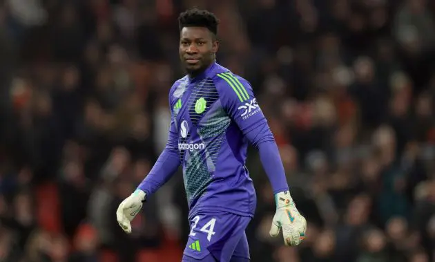 Andre Onana in action for Man Utd
