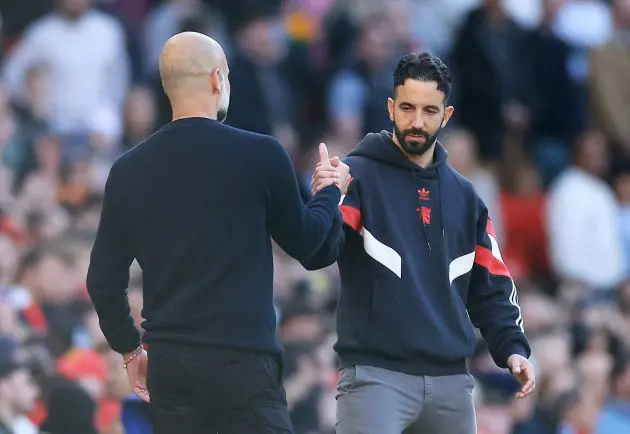 Ruben Amorim and Pep Guardiola criticised by Gary Neville