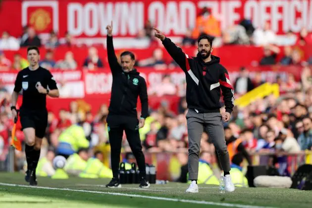 Man United manager Ruben Amorim