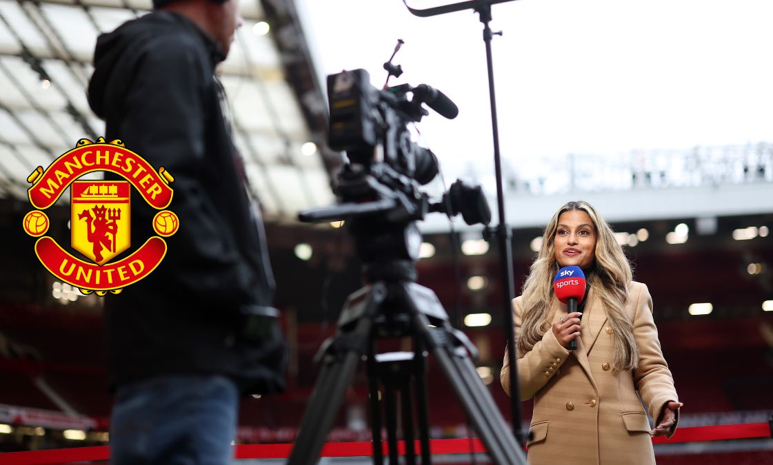 Sky Sports journalist Melissa Reddy at Old Trafford