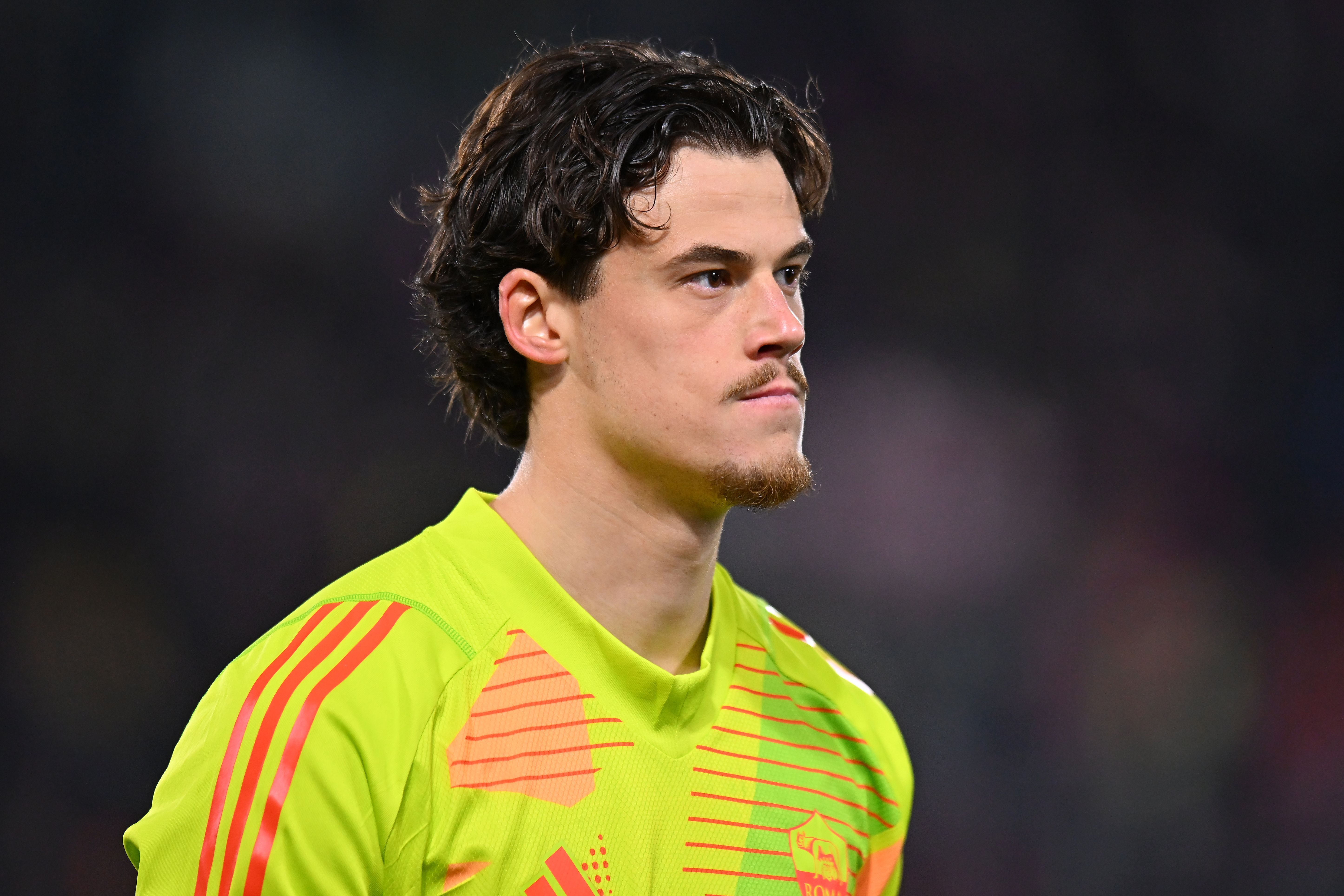 Mile Svilar looking on