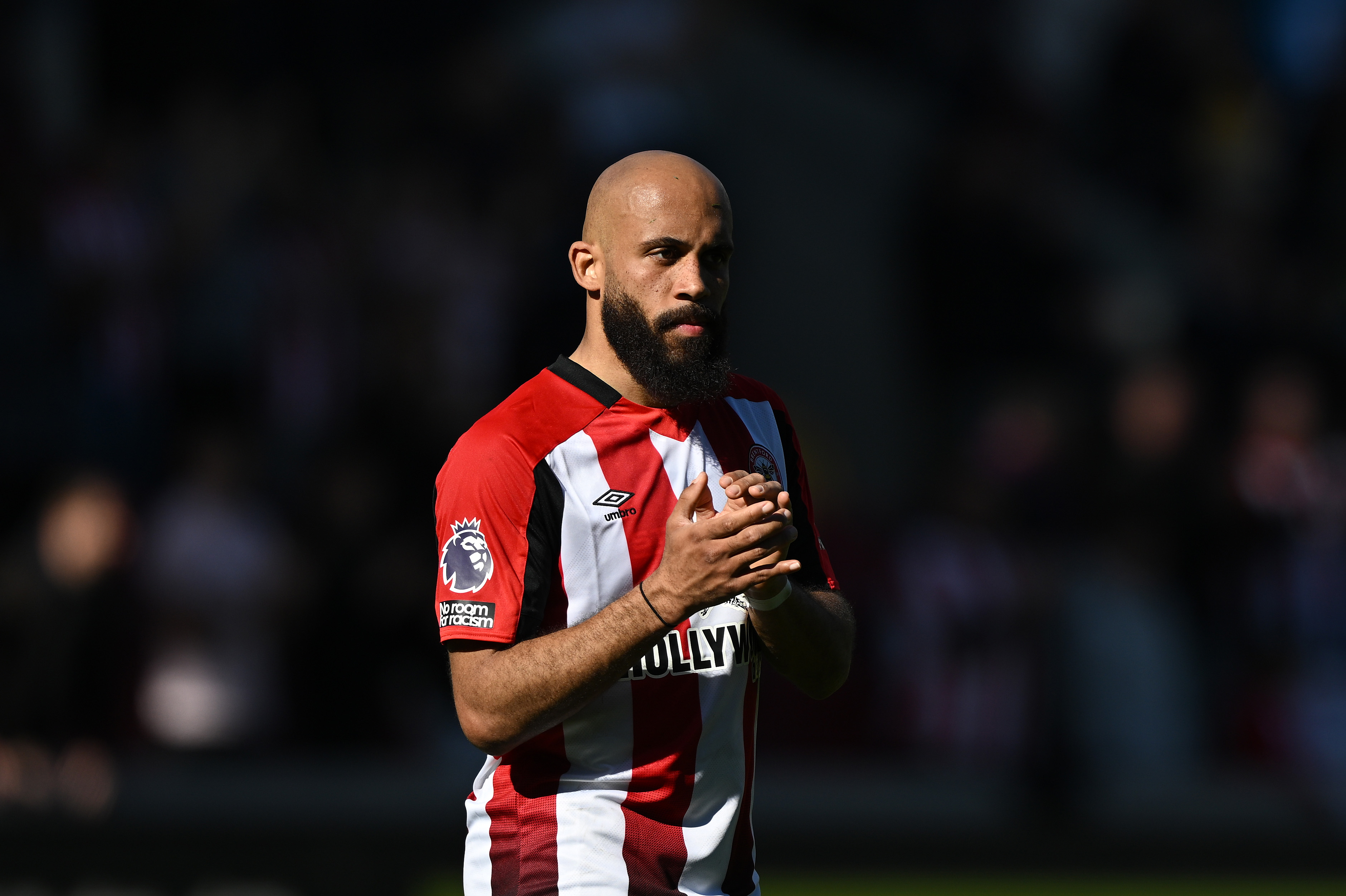 Bryan Mbeumo in action for Brentford