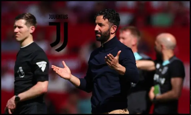 Ruben Amorim gestures on the touchline as Man United lose to West Ham.