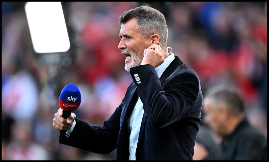 Roy Keane prepares for punditry at Old Trafford.