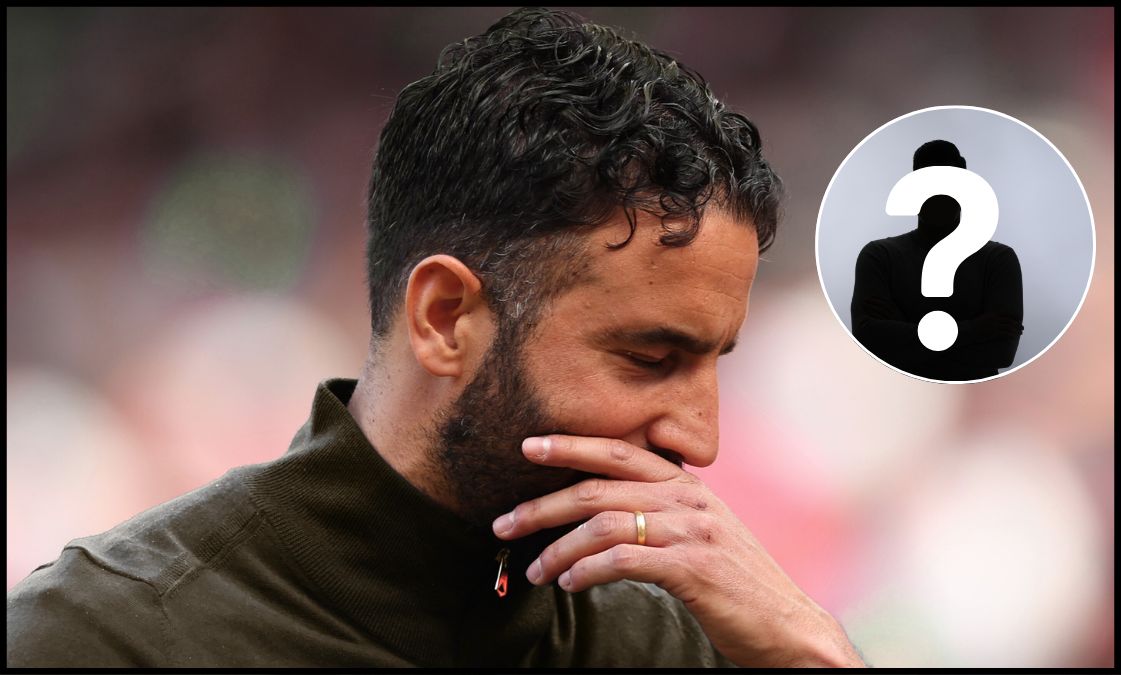 Ruben Amorim on the sidelines