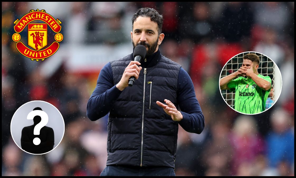 Ruben Amorim giving final-day speech