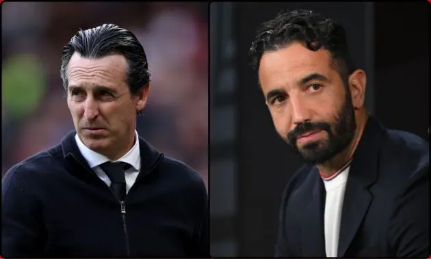 Unai Emery and Ruben Amorim