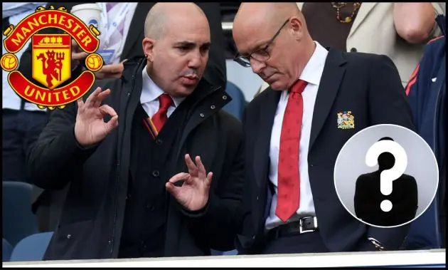 Man United CEO Omar Berrada in the stands