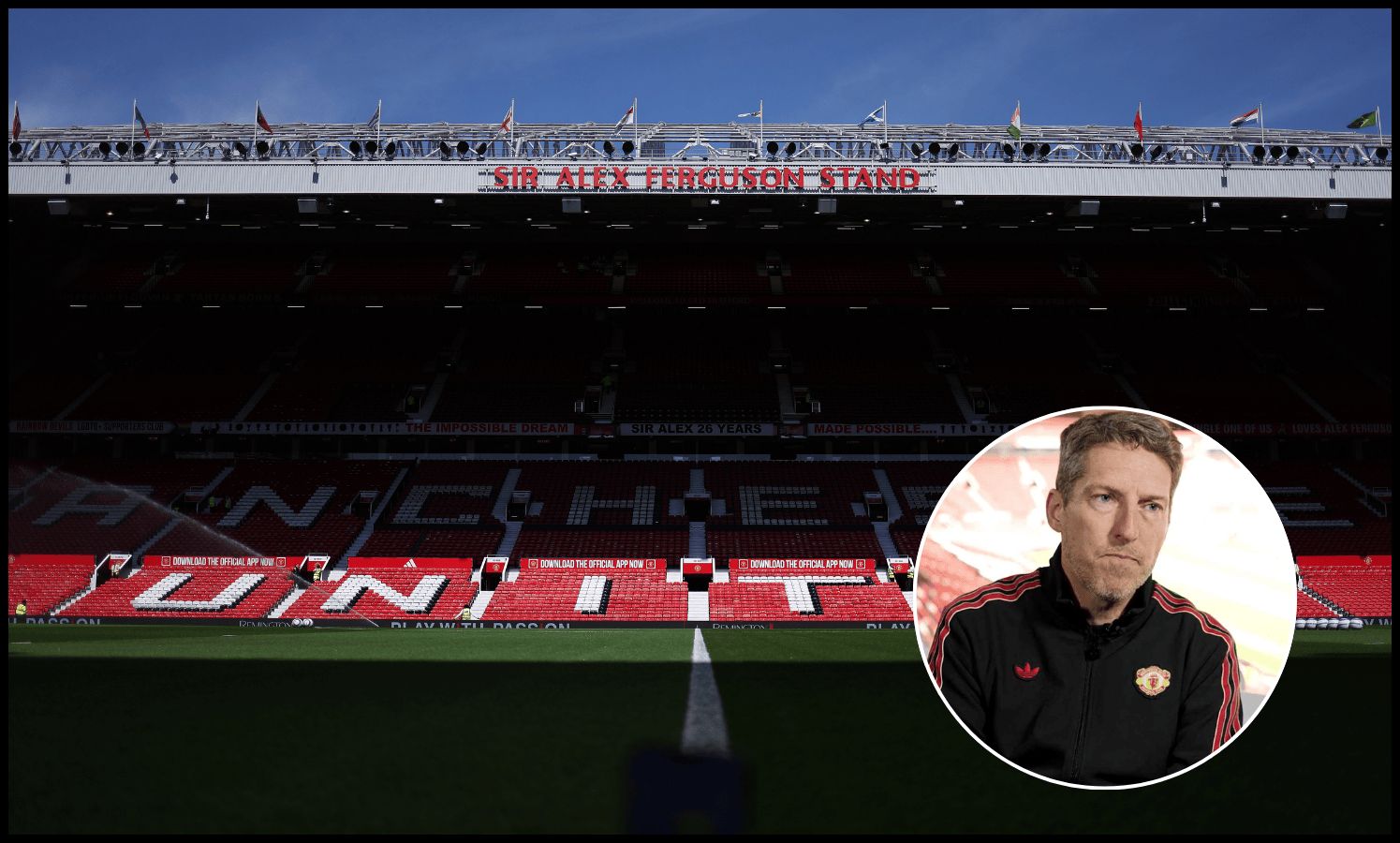 A general view inside Old Trafford.