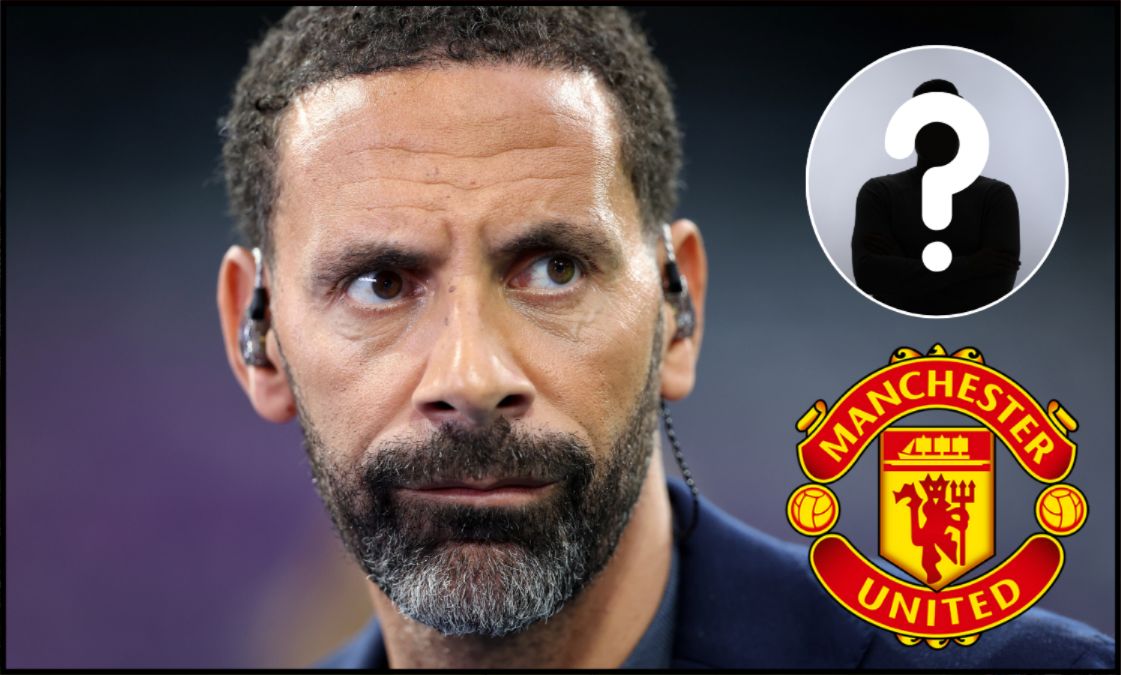 Rio Ferdinand doing punditry